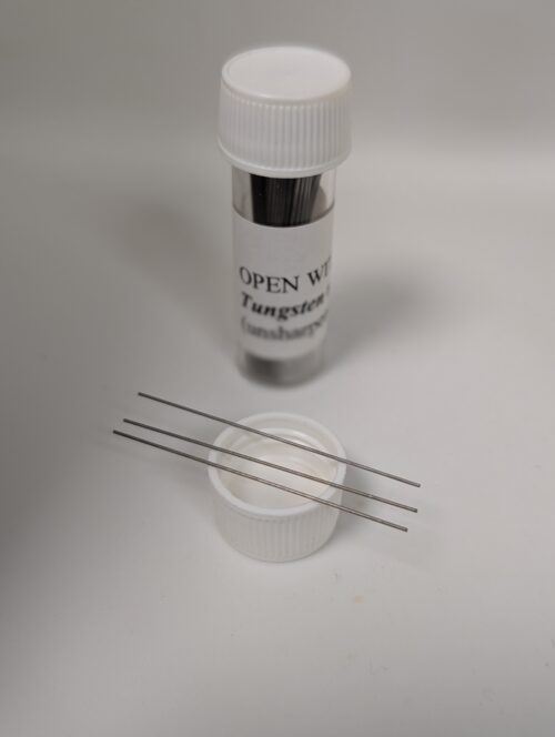 Unsharpened Tungsten Needles