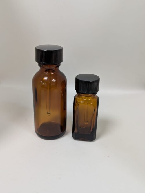 Amber Glass Dispensing Bottles