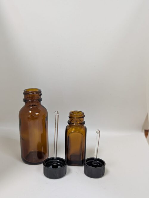 Amber Glass Dispensing Bottles